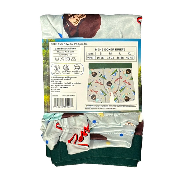 Mens Bob Ross Licensed Boxer Briefs - Size Extra Large XL - NWT - Picture 2 of 3